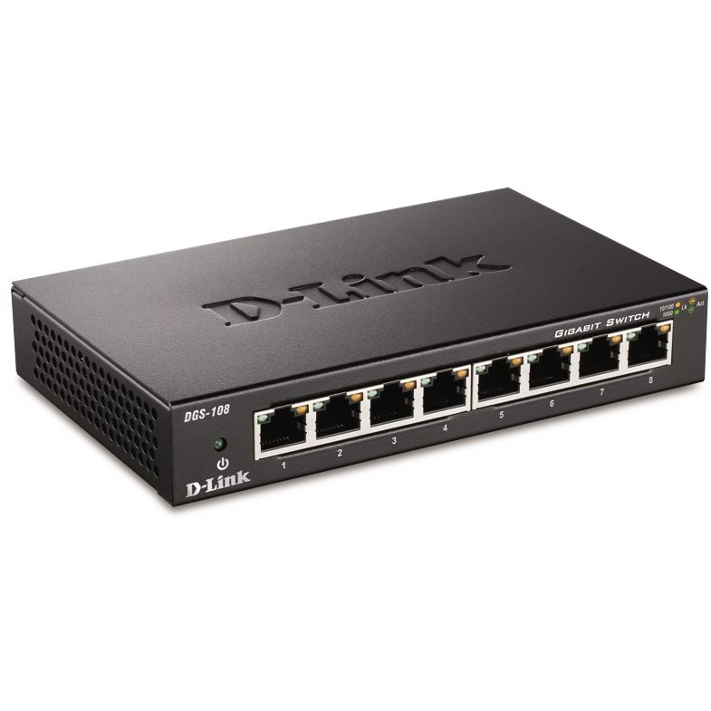 D-Link Dgs-108 8-Port Gigabit Switch Größe 8 Schwarz - Bild 9
