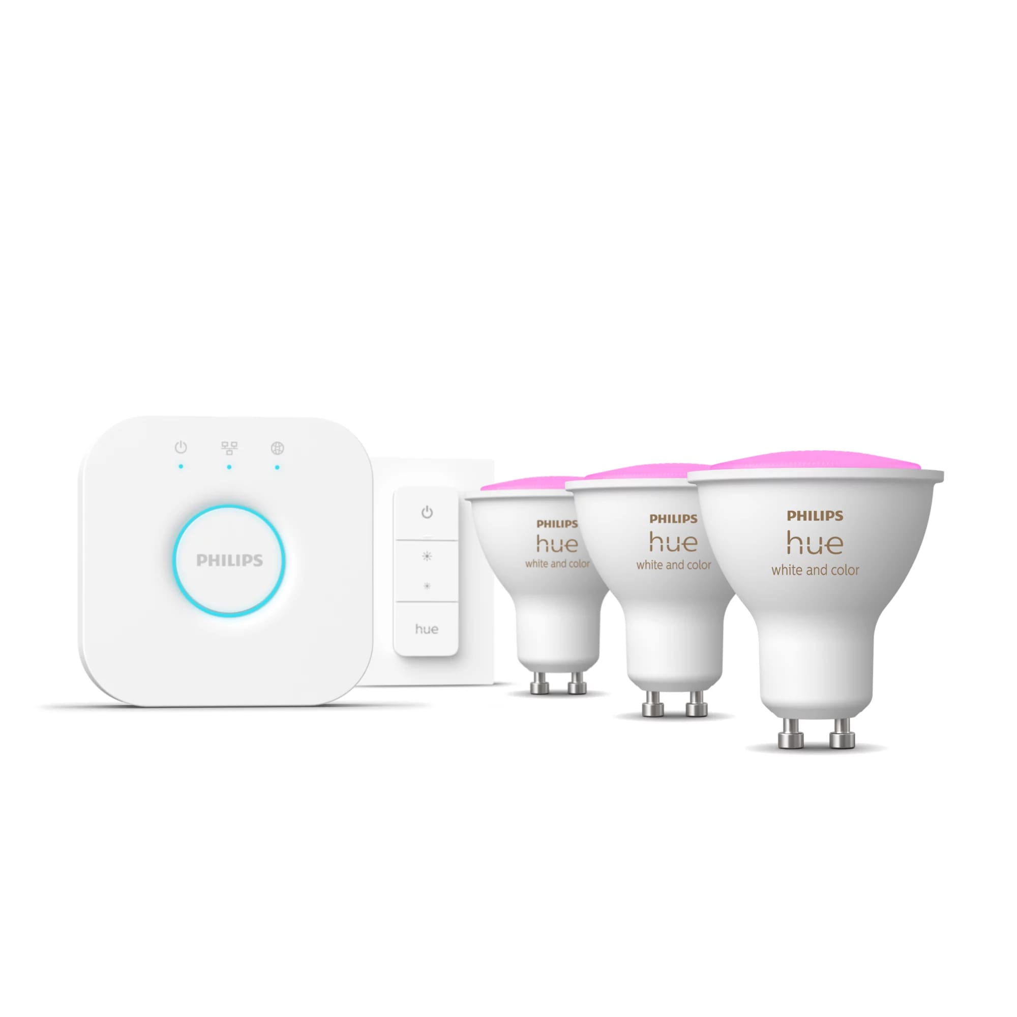 Philips Hue , Leuchtmittel, White & Color Ambiance Starterset (Gu10, 350 Lm, 3X) - Bild 3