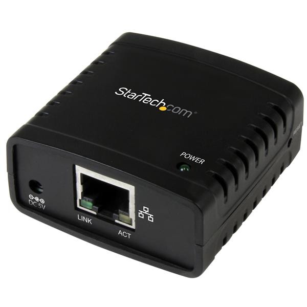 Startech.com Netzwerk Printserver Usb, Lan Größe 2.0 Schwarz