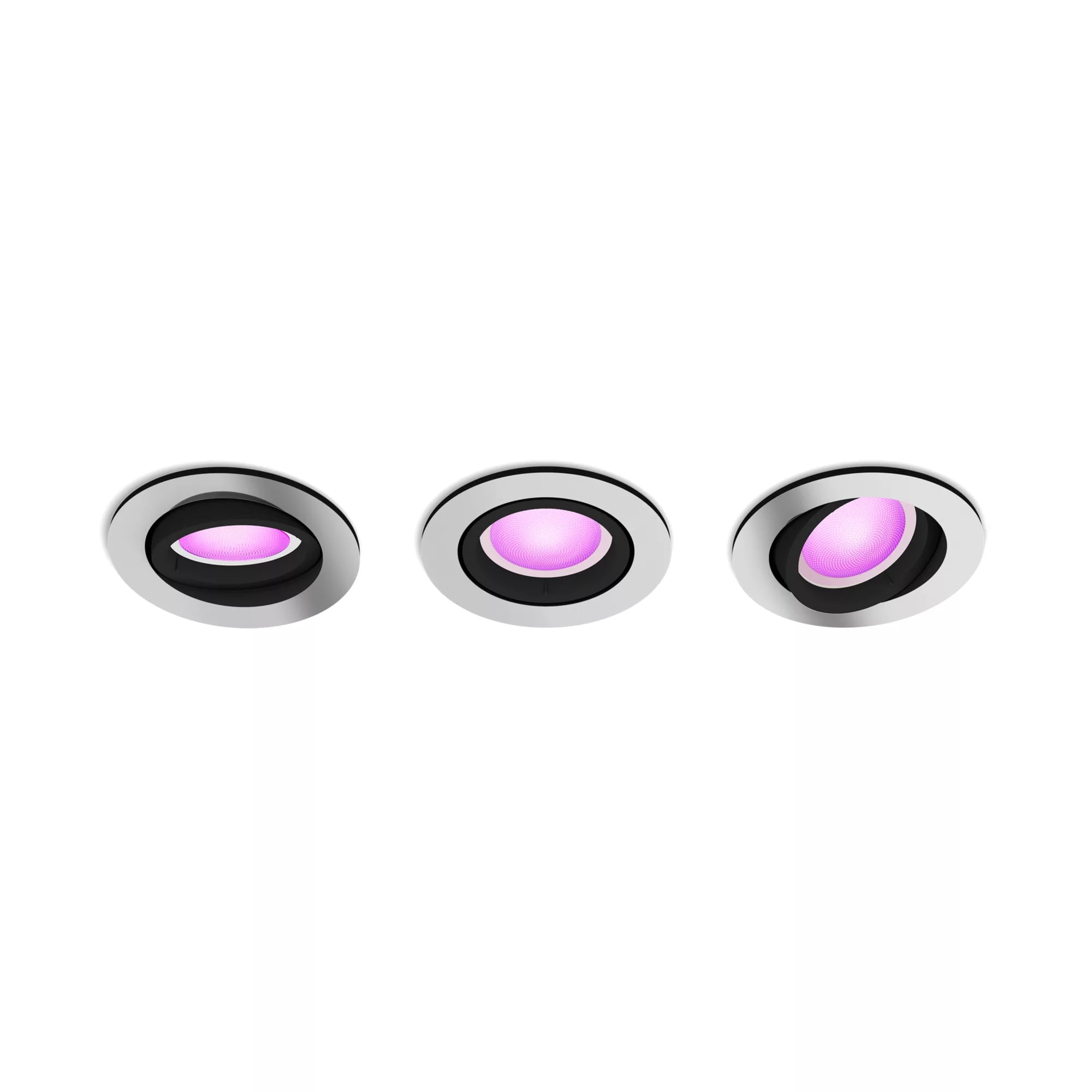 Philips Hue Centura Recessed Spotlight Round - Aluminium - 3-Pack - Bild 5