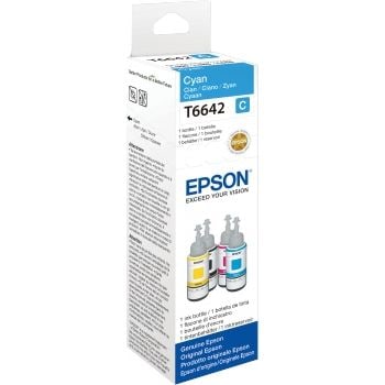 Epson 664 EcoTank-Tintenflasche in Cyan, Cyan, Epson, EcoTank L555 EcoTank L355 EcoTank ET-4550 EcoTank ET-4500 EcoTank ET-3600 EcoTank ET-2650 EcoTank..., 70 ml, Grau, 70 ml - Image 3