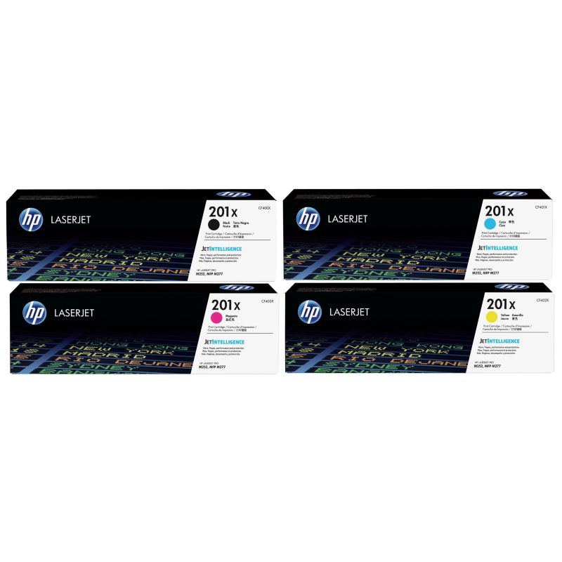 HP 201X Original Toner Multipack (BK, C, M, Y)