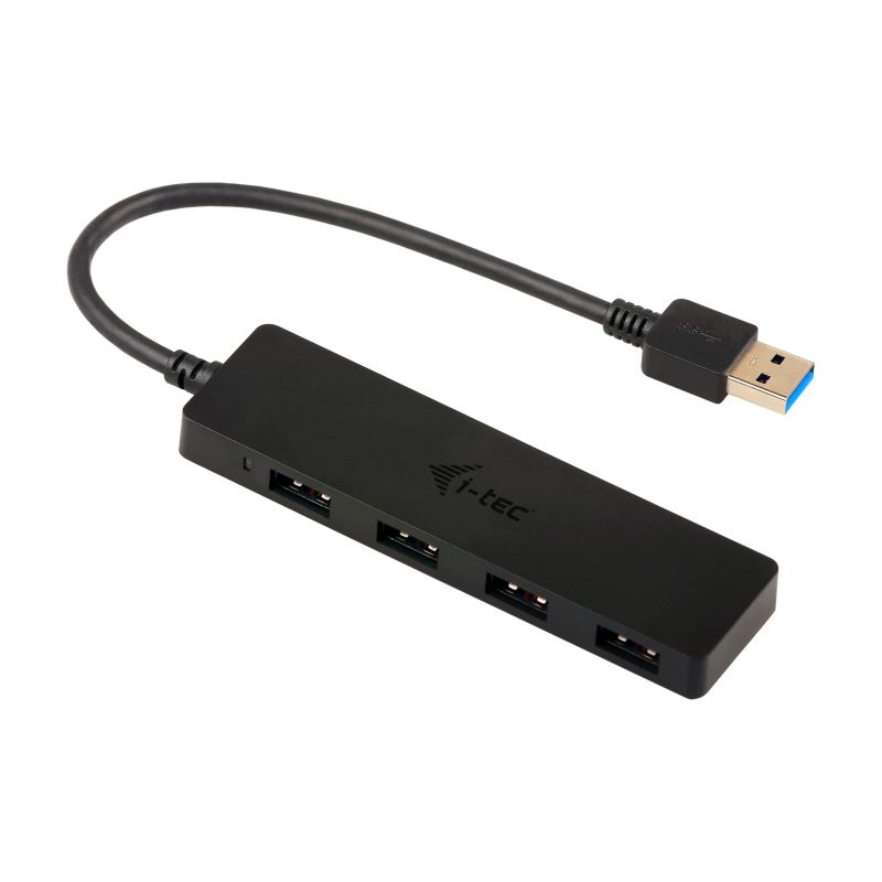 i-tec USB-Hub Advance Series Slim 4-Port USB 3.0 Schwarz - Bild 4