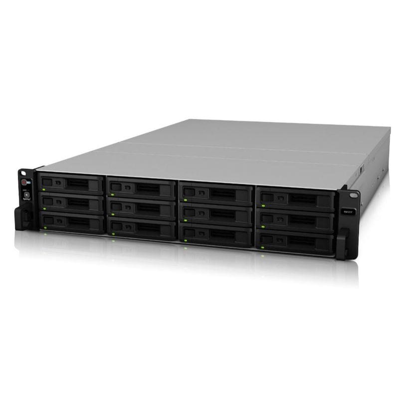 Synology RX1217 - Speichergehäuse - 12 Einschübe (SATA-600) - Rackmontage - 2U - Bild 4