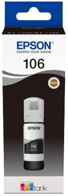 Epson Original Tintenbehälter 106 Foto- Ecotank 70Ml Schwarz C13t00r140 - Image 2