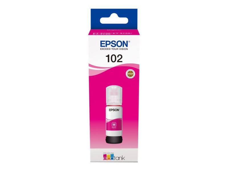 Epson C13t03r340 Original Tintenbehälter 102 Magenta Ecotank 70Ml