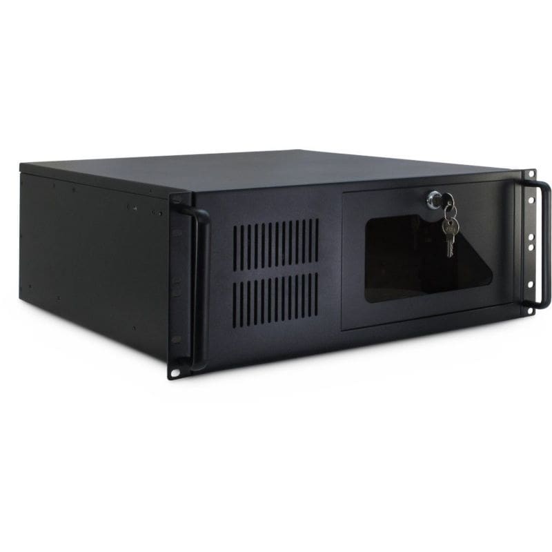 Inter-Tech 4U 4088-S 19" Rack Server Gehäuse 4He Größe 4 Schwarz