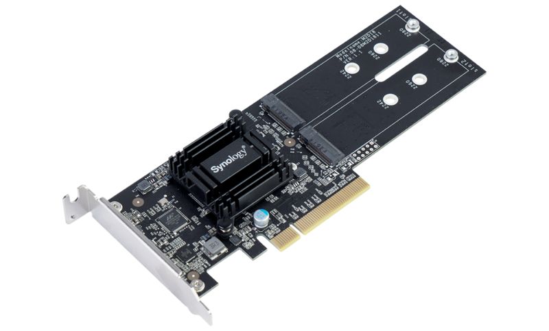 Synology Schwarz M2d18 Schnittstellenkarte/Adapter Eingebaut M.2 - Image 3