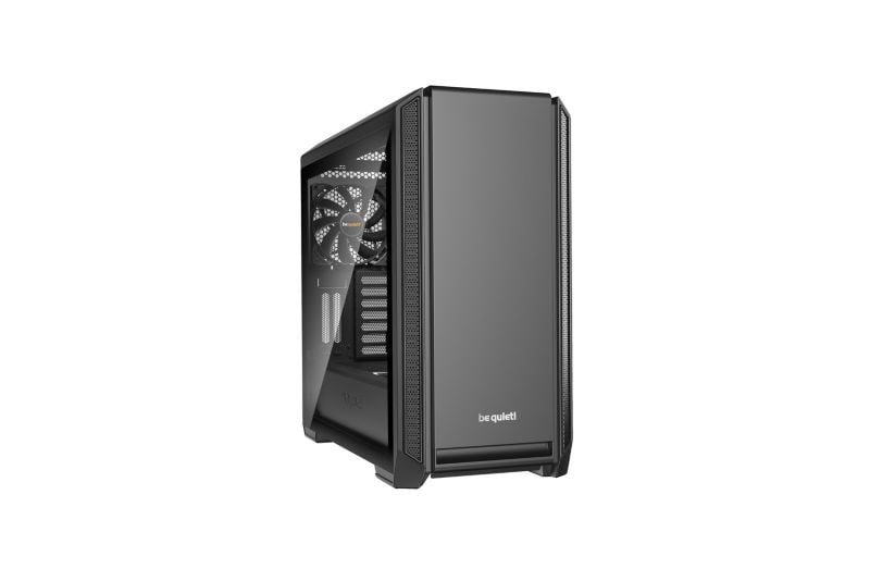 Be Quiet! Silent Base 601 Midi Tower Gaming Gehäuse Glasfenster Gedämmt Größe 2 Schwarz