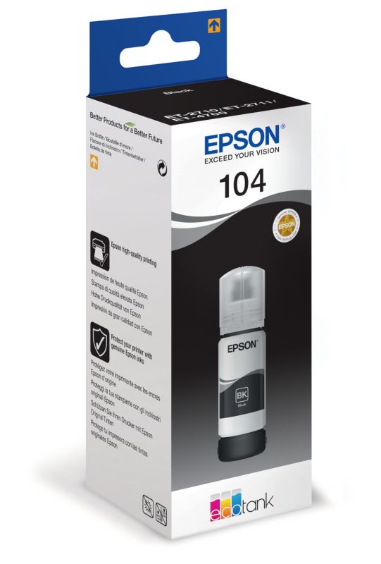 Epson EcoTank Ink bottle Nr.104 black - Image 3