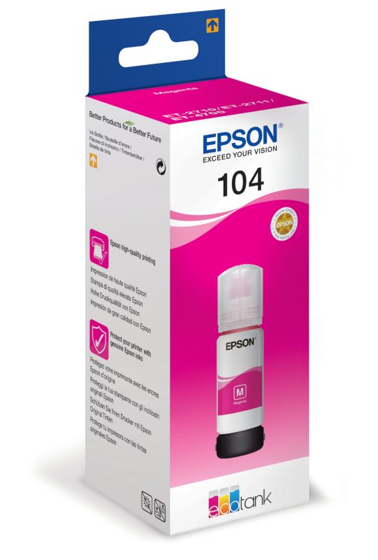 Epson Original 104 / C13t00p340 Tintenflasche Magenta - Image 6