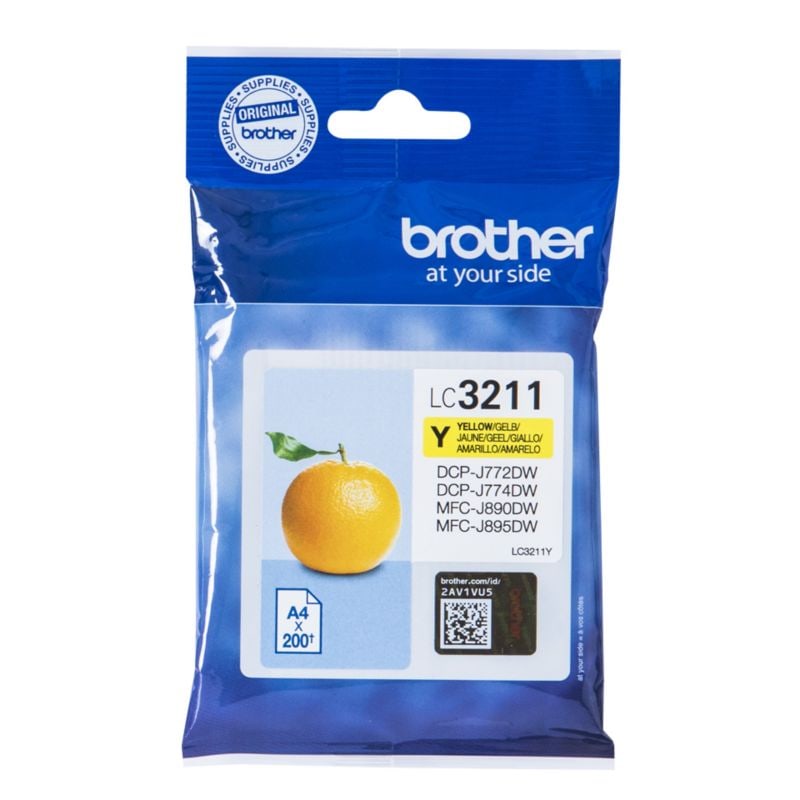 Brother Lc-3211Y Original Druckerpatrone Gelb