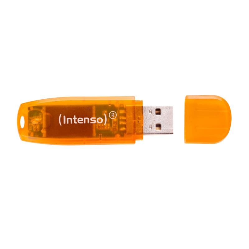 Intenso Rainbow Line 64GB USB Stick orange Image