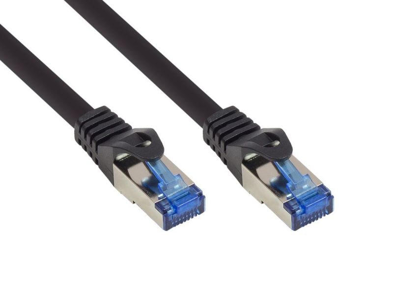 Good Connections 0,5m RNS Patchkabel SmartFLEX CAT6A S/FTP PiMF schwarz