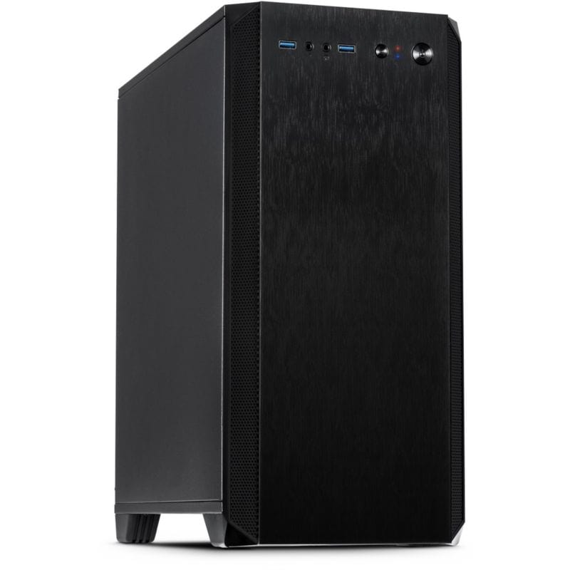 Inter-Tech Micro Tower Atx Gehäuse H-606 Gedämmt 32Cm Schwarz