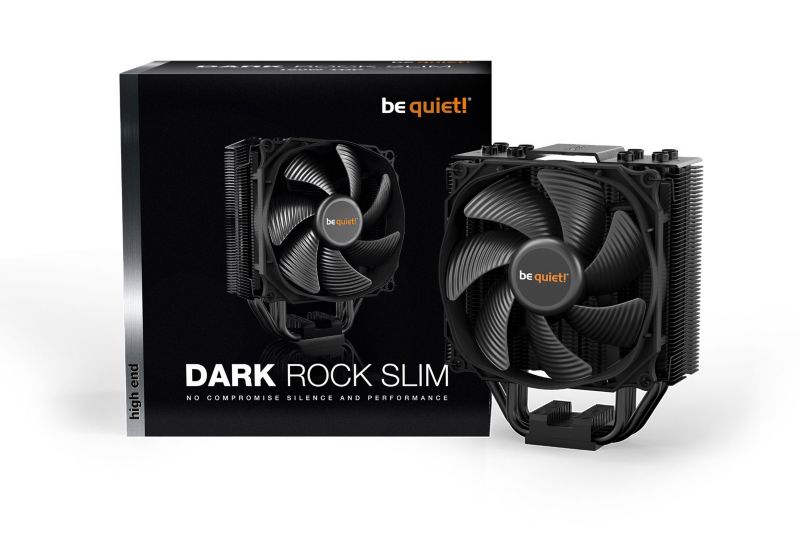 Be-Quiet Schwarz Be Quiet! Dark Rock Slim Prozessor Kühler 12 Cm - Bild 2