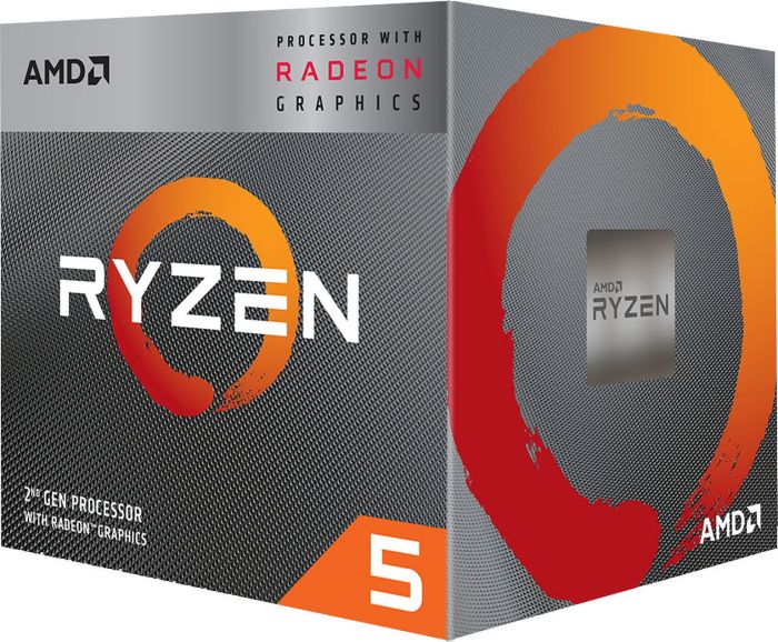 Image of AMD Ryzen™ 5 3400G 4-Kern CPU, Sockel AM4, Boxed (mit Wraith Stealth Kühler)
