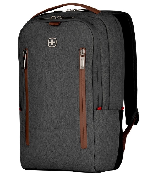 Wenger City Upgrade Notebook Rucksack 14,1"- 15,6" Zoll + Crossbody-Tasche grau