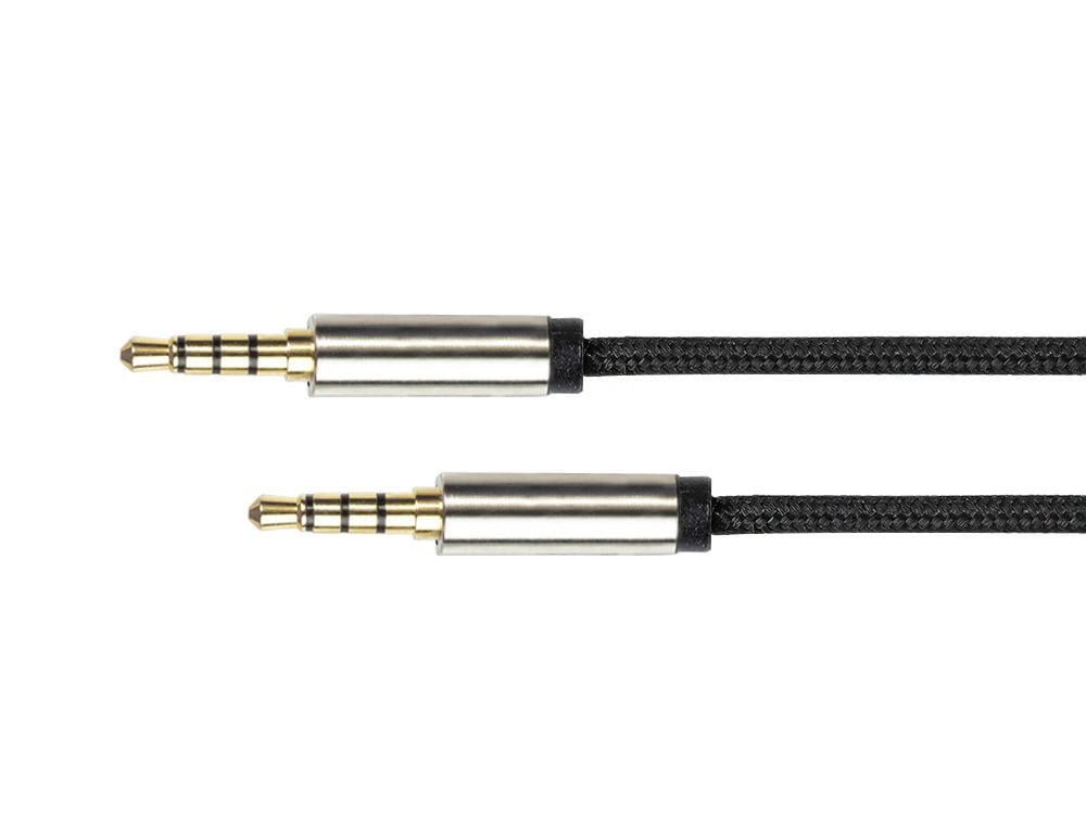 PYTHON High Quality 3,5mm Klinkenkabel 4 polig St./St. 1m