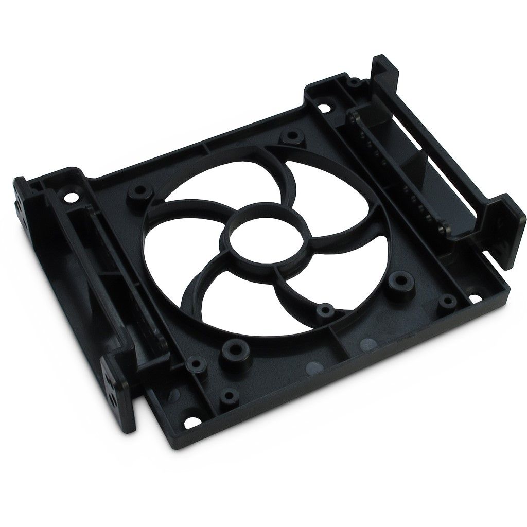 Inter-Tech Hdd-/Ssd-Einbaurahmen,25" Auf 3,5"/2,5" Größe 5 Schwarz