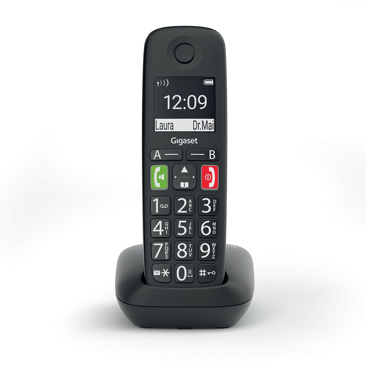 Gigaset E290 Großtastentelefon schwarz S30852-H2901-B101