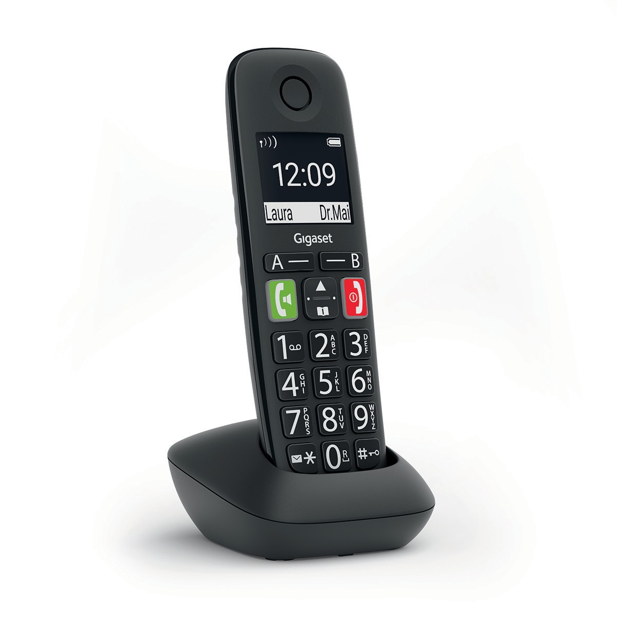 Gigaset E290 HX Großtastentelefon schwarz S30852-H2961-B101