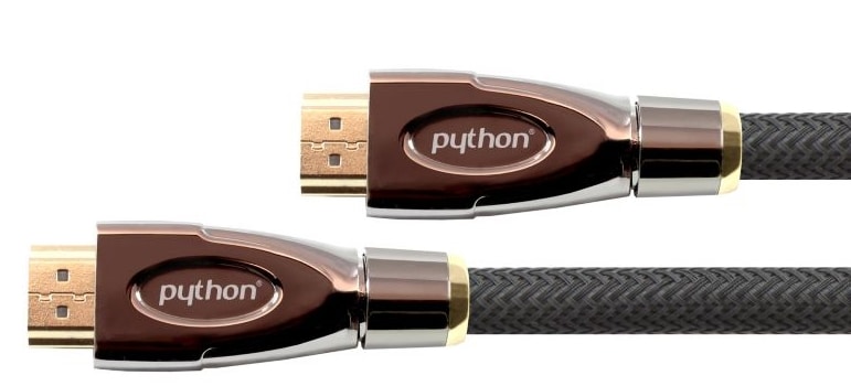 PYTHON HDMI 2.0 Kabel 1m Ethernet 4K*2K UHD vergoldet OFC schwarz