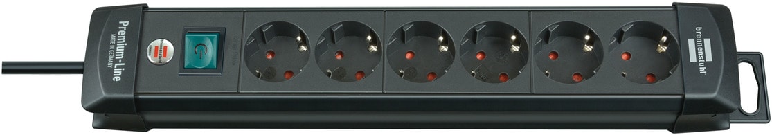 Brennenstuhl Premium-Line Mehrfachsteckdose 6-fach schwarz, 3 m - Image 4