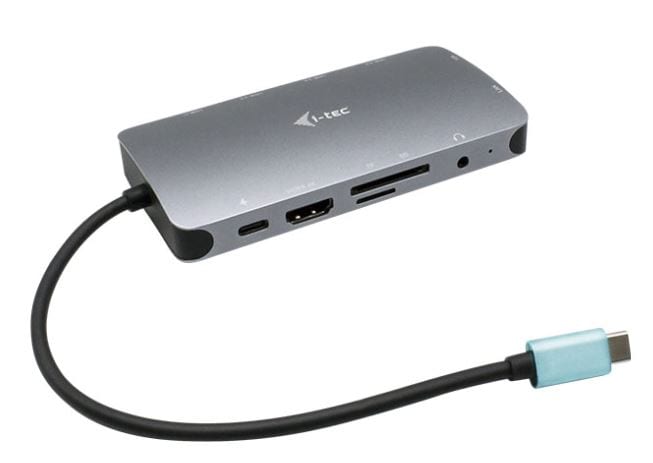 I-Tec Usb-C Metal Nano Dock 4K Hdmi/Vga Mit Lan + Power Delivery 100W Größe 4
