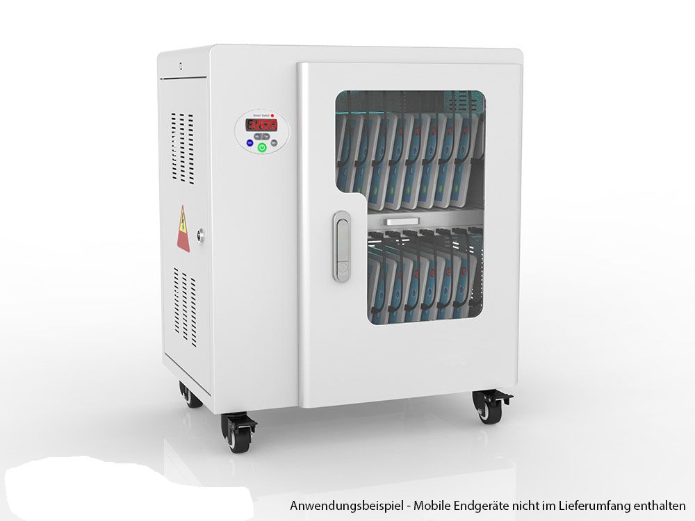 GC Tablet-Ladewagen für bis zu 20 Geräte, UV-Desinfektion, Smart Control, Sync.
