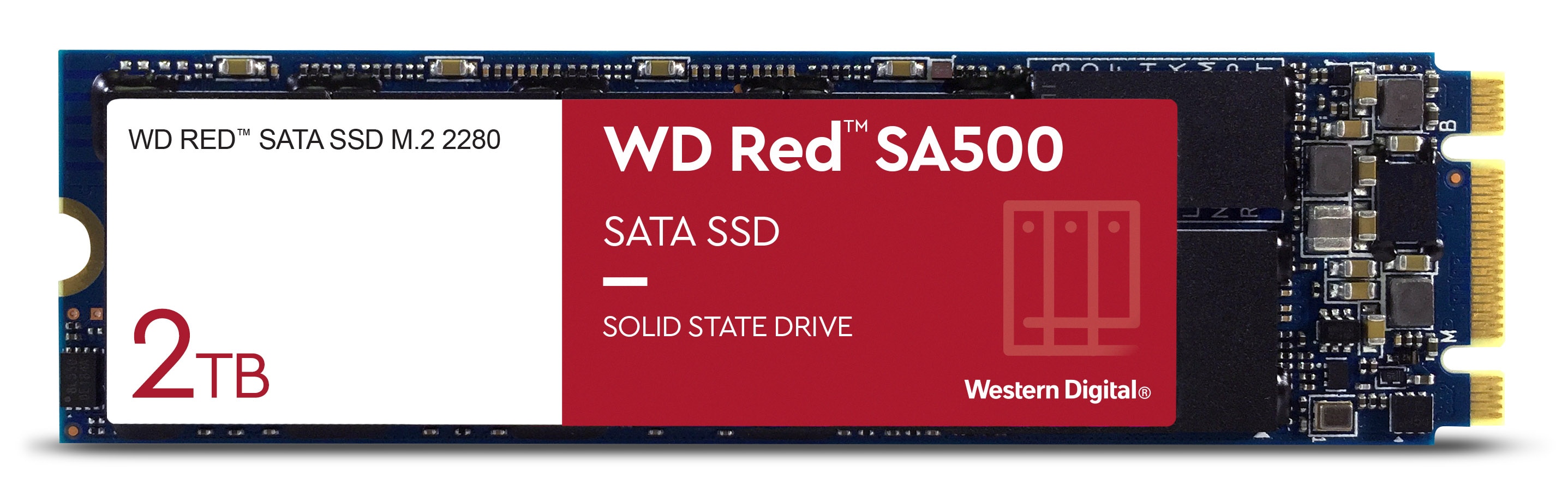 Western Digital Red SA500 2TB SATA SSD interne Festplatte (WDS200T1R0B) -043 - Image 5