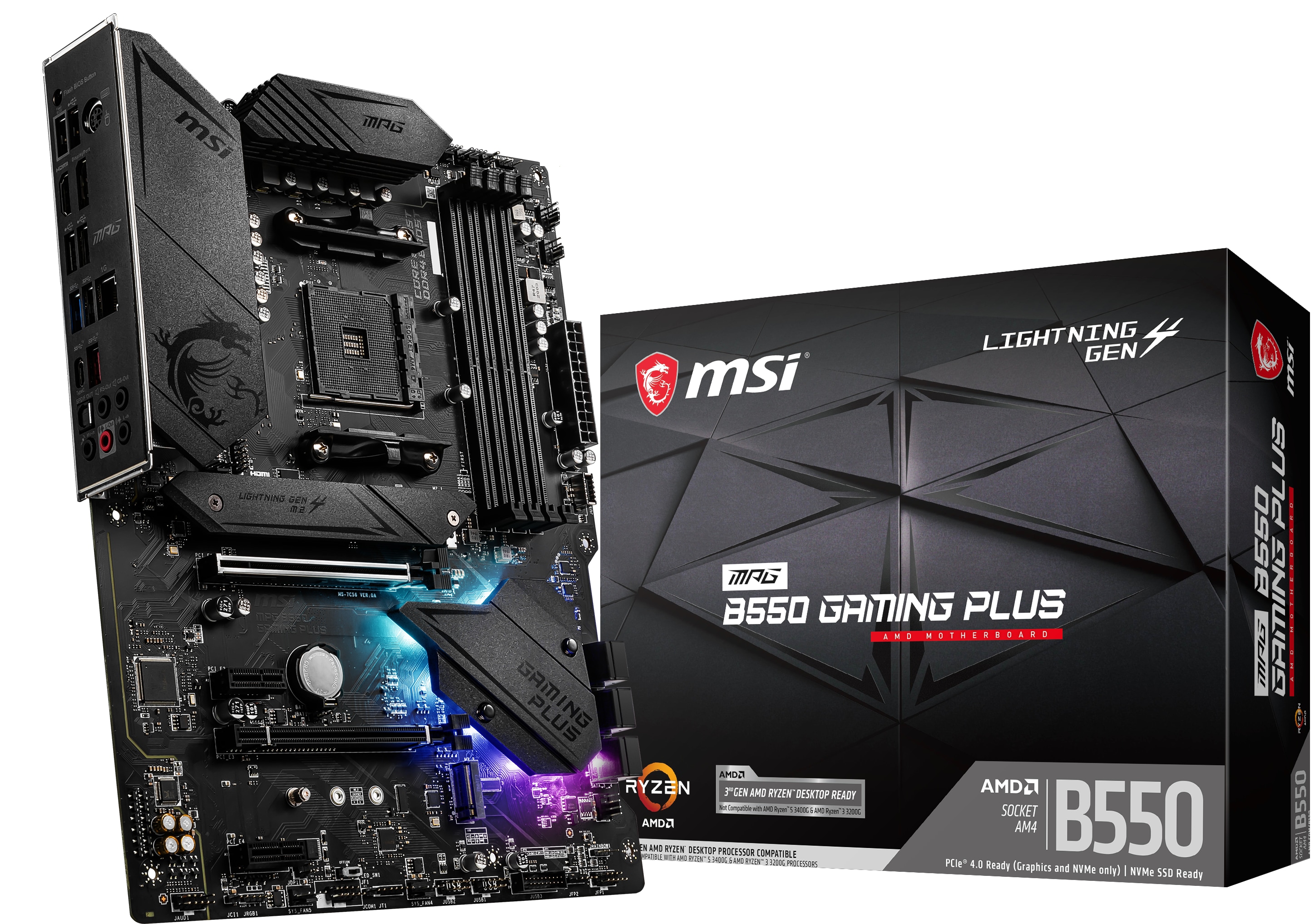 Msi Mpg B550 Gaming Plus Atx Mainboard - Sockel Am4 7C56-003R - Bild 10