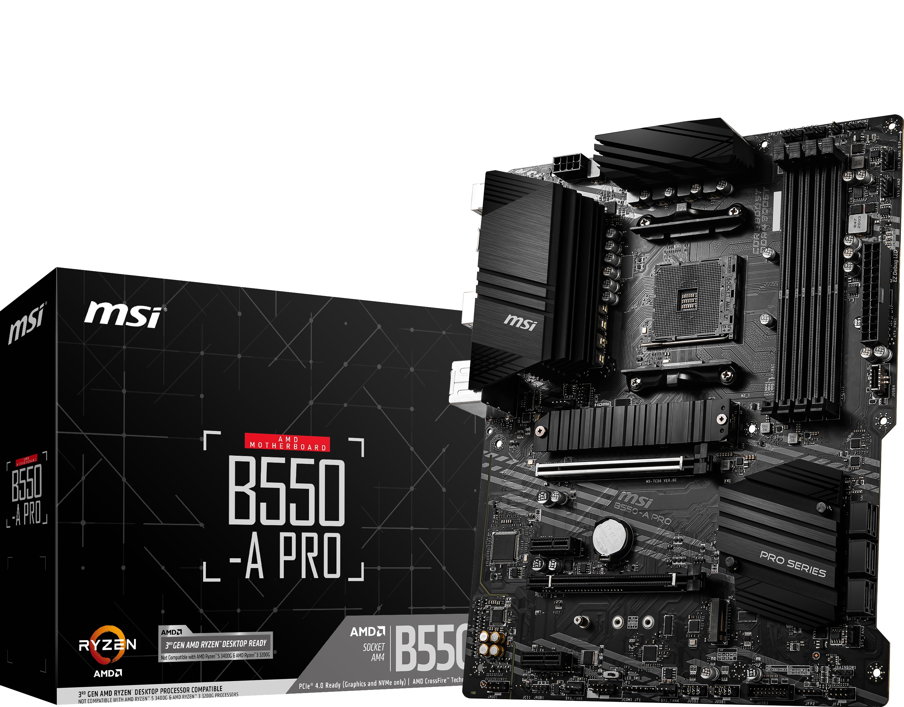 Msi B550-A Pro Hauptplatine 4719072733667 - Image 4