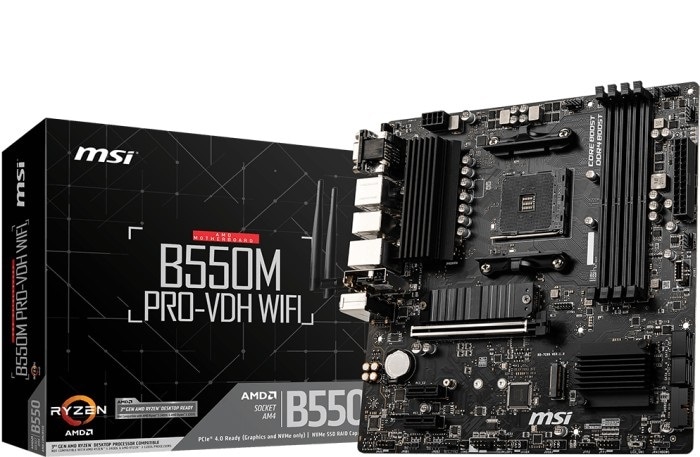 MSI B550M PRO-VDH WIFI Motherboard AMD B550 Sockel AM4 micro ATX - Image 5