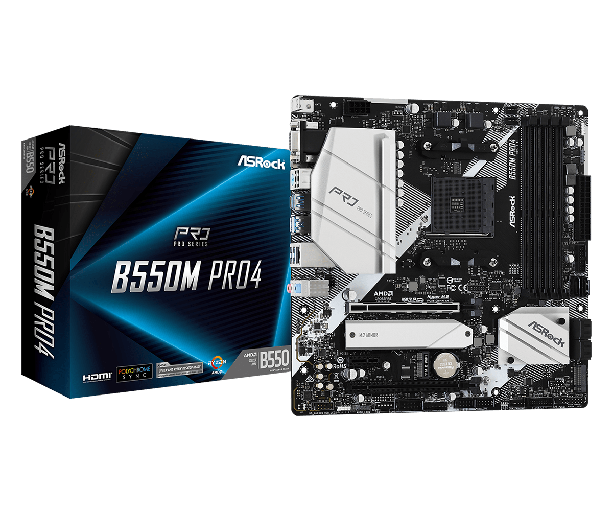 Asrock B550m Pro4 - Bild 2