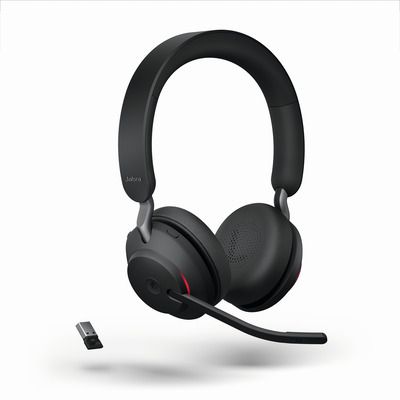 Jabra Evolve 2 65 Uc Wireless Bluetooth Stereo Usb-C Headset Ladestation Schwarz 26599-989-889 - Bild 5