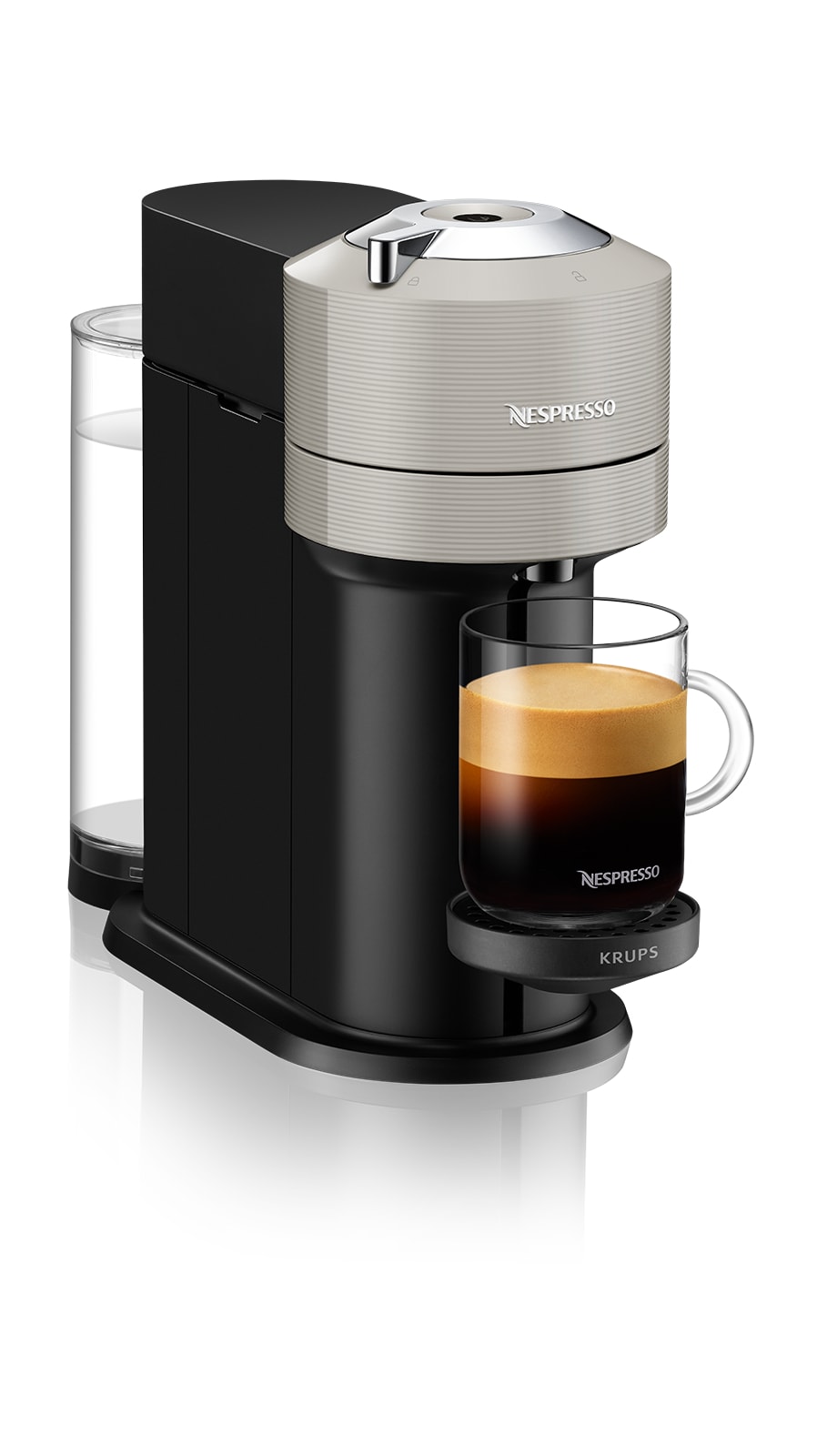 Krups Vertuo Next XN910B, Pad-Kaffeemaschine, 1,1 l, Kaffeekapsel, 1500 W, Grau - Image 3