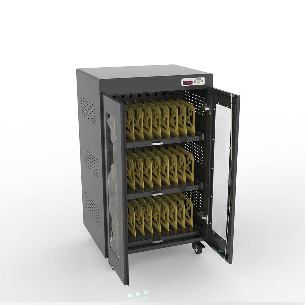 GC Notebook-Ladestation für 30 Geräte UV-C Desinfektion Smart Control schwarz
