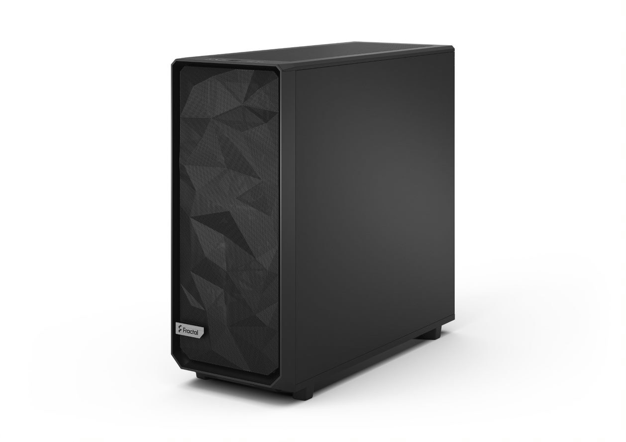 Fractal Design Meshify Black Tg Light Tint Big Tower Ga. Gehäuse M. Fenster Größe 2 Schwarz
