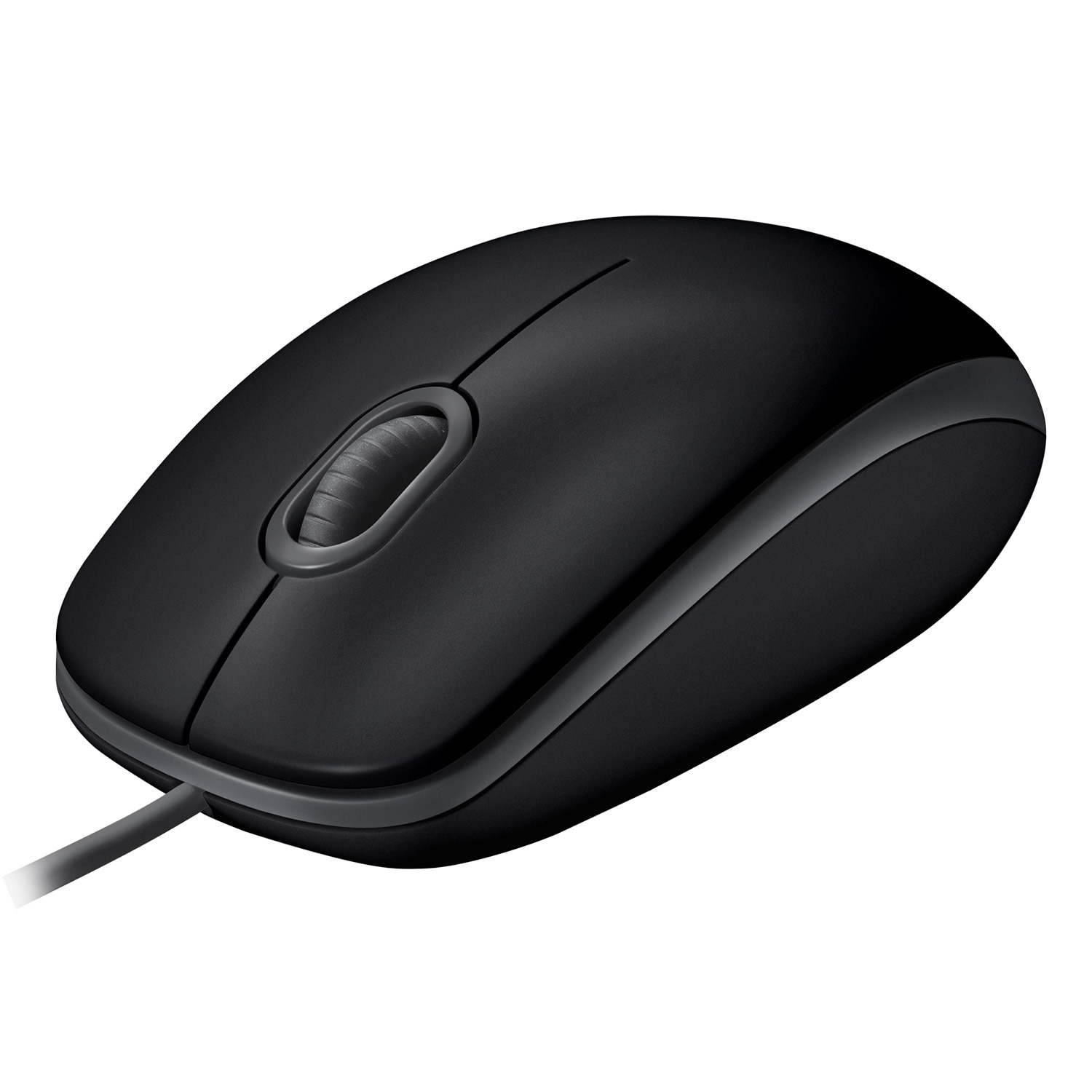 Logitech B110 Silent Kabelgebundene Maus Schwarz 910-005508 - Bild 4