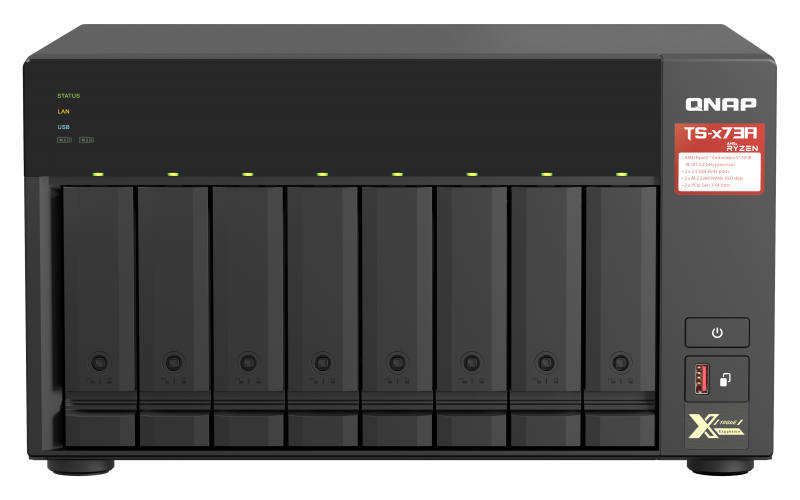 Qnap Nas System 8-Bay Ts-873A-8G - Bild 3