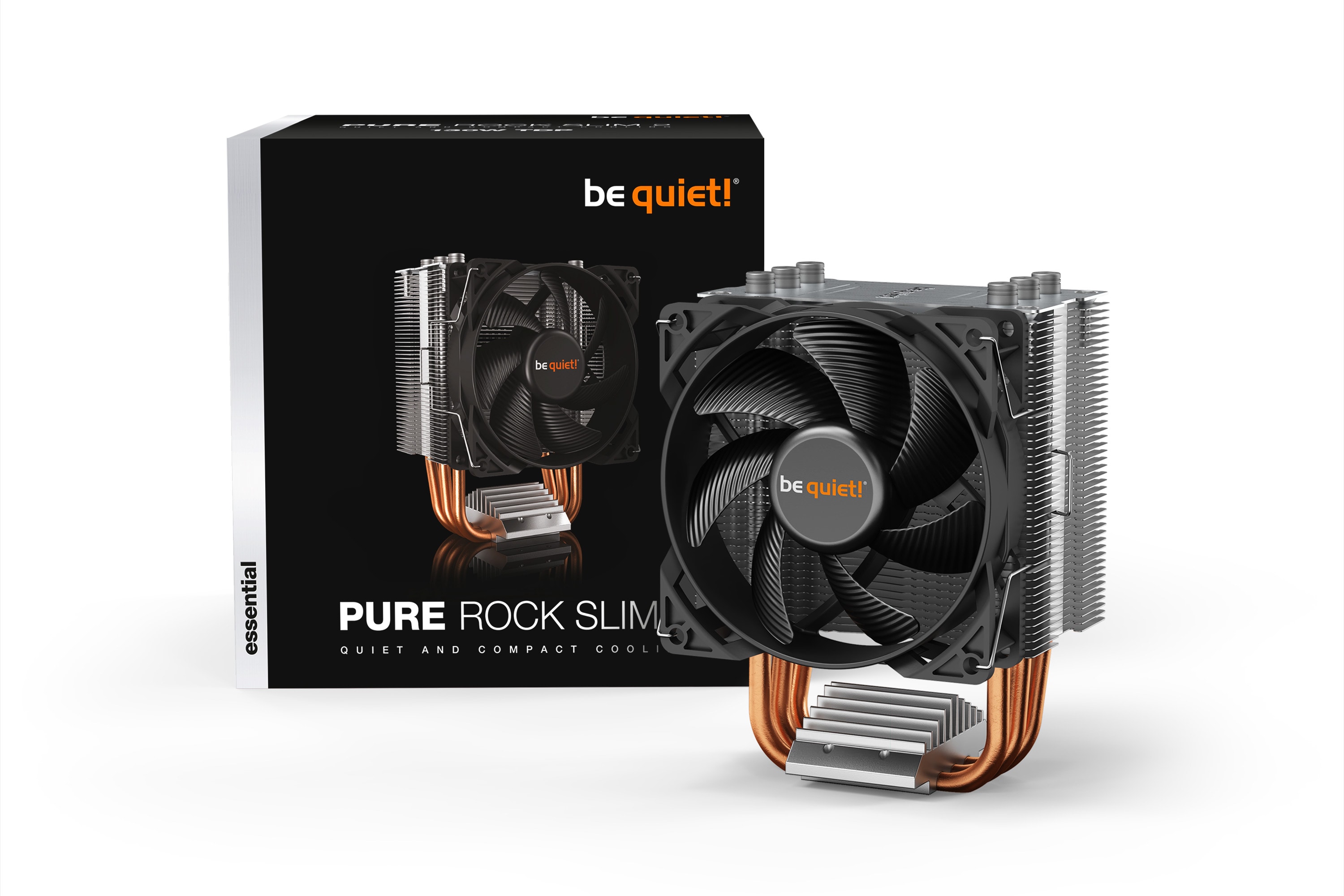 Be Quiet! Pure Rock Slim 2 92mm bis 130W TDP CPU-Kühler für AMD Sockel AM2, AM3 - Bild 2