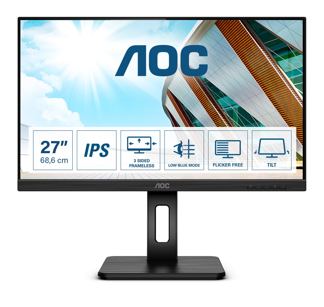 Image of 27" AOC 27P2Q - 1920x1080 (FHD) - 75Hz - IPS