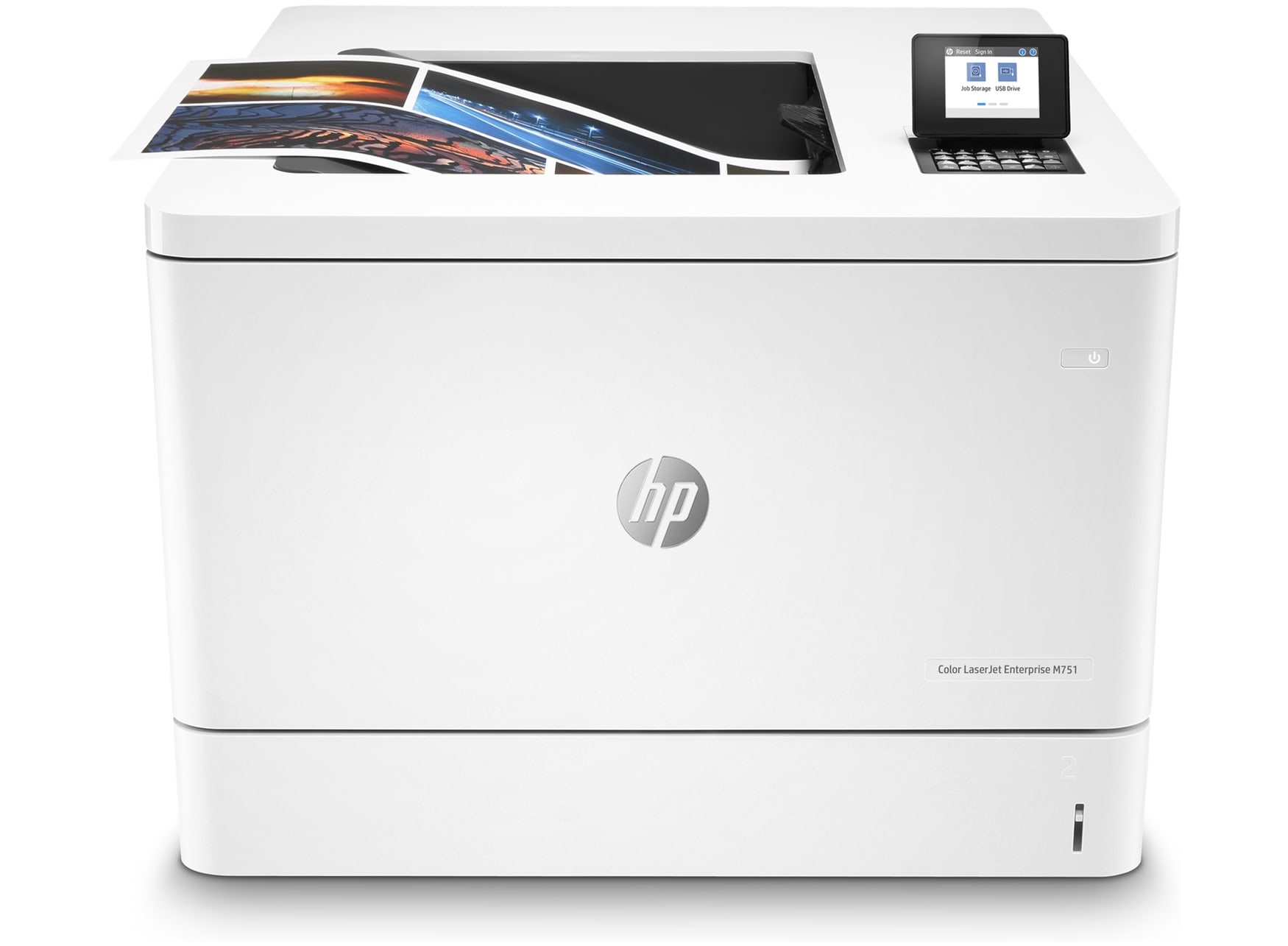 Image of HP Color LaserJet Enterprise M751dn Farblaserdrucker LAN