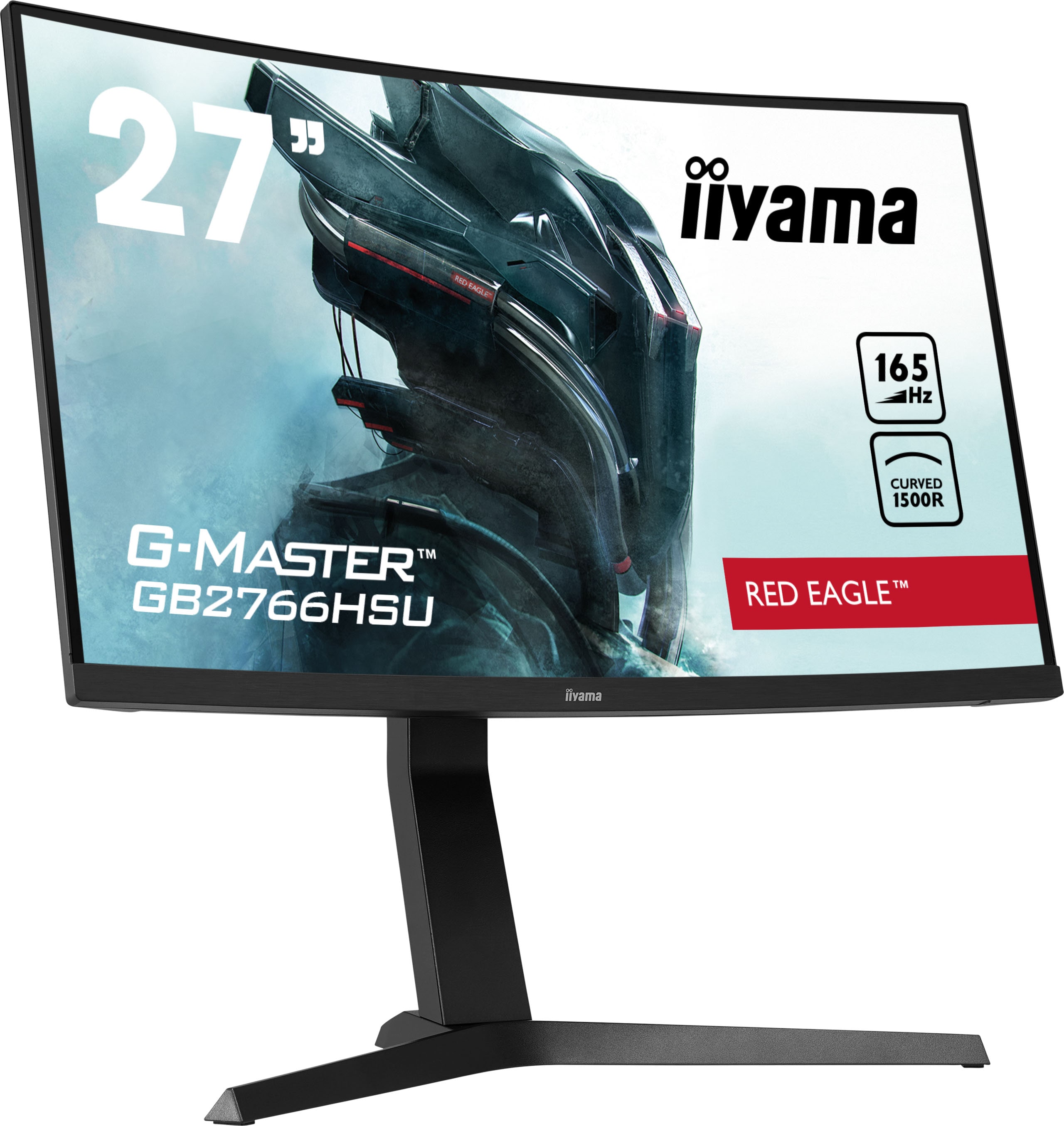 Iiyama G-Master Gb2766hsu-B1 Zoll Full Hd Curved Va Led 16:9 165 Hz Gaming Monitor Größe 27 Schwarz