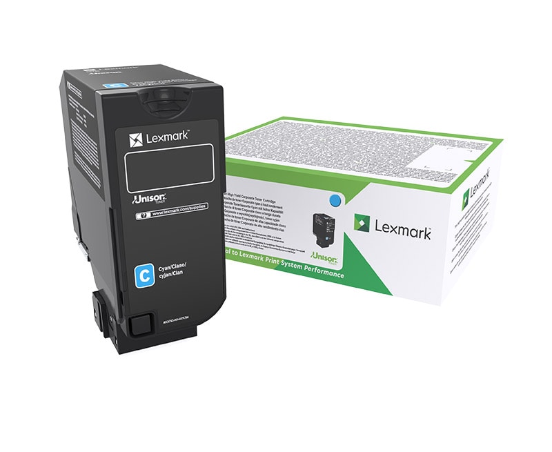 Lexmark 84C2HCE CX725 High Yield Corporate Toner Cyan für ca. 16.000 Seiten