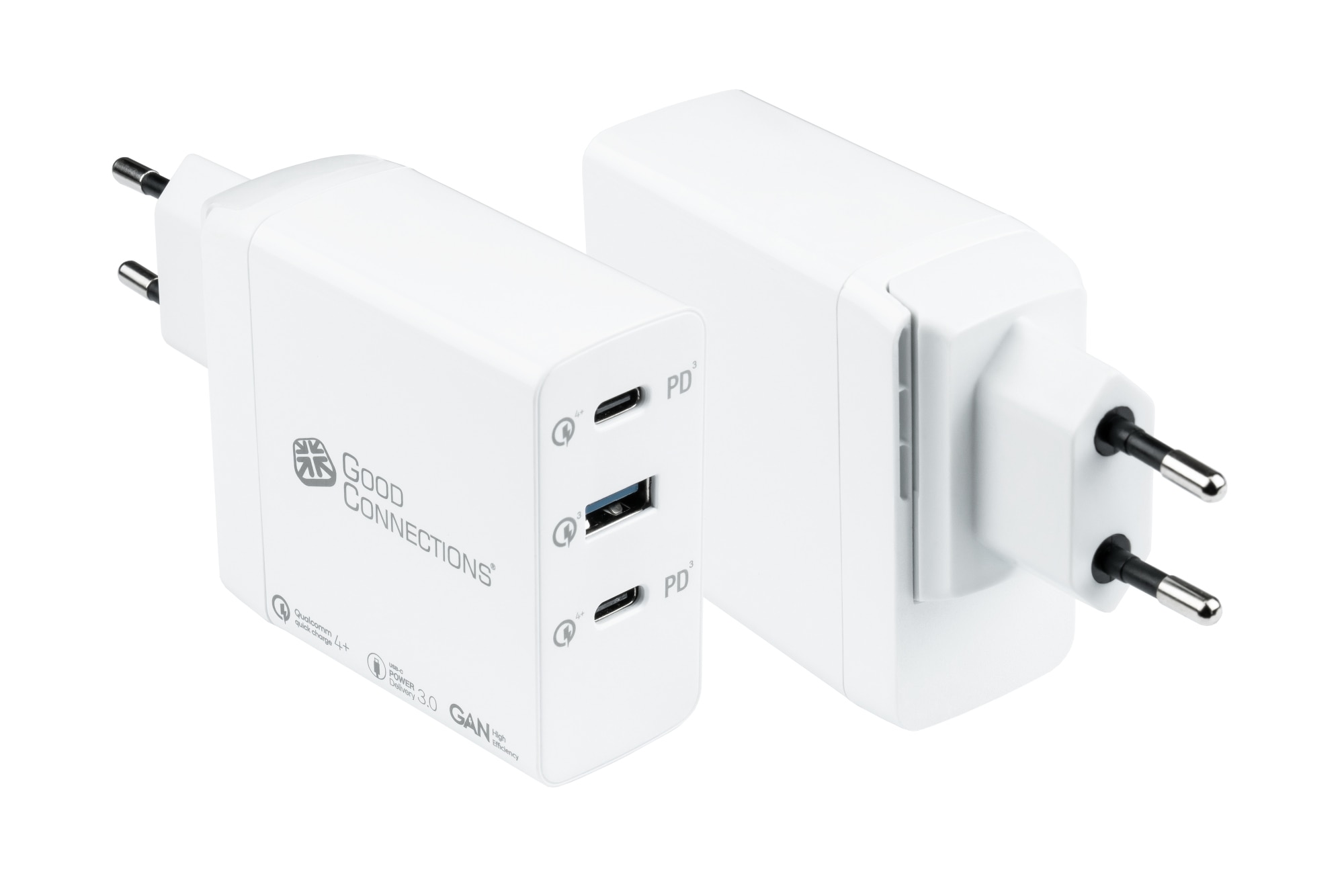 Good Connections Good Connection Schnellladegerät 90W 3x USB-C, 1x USB-A PD weiß PCA-W001W
