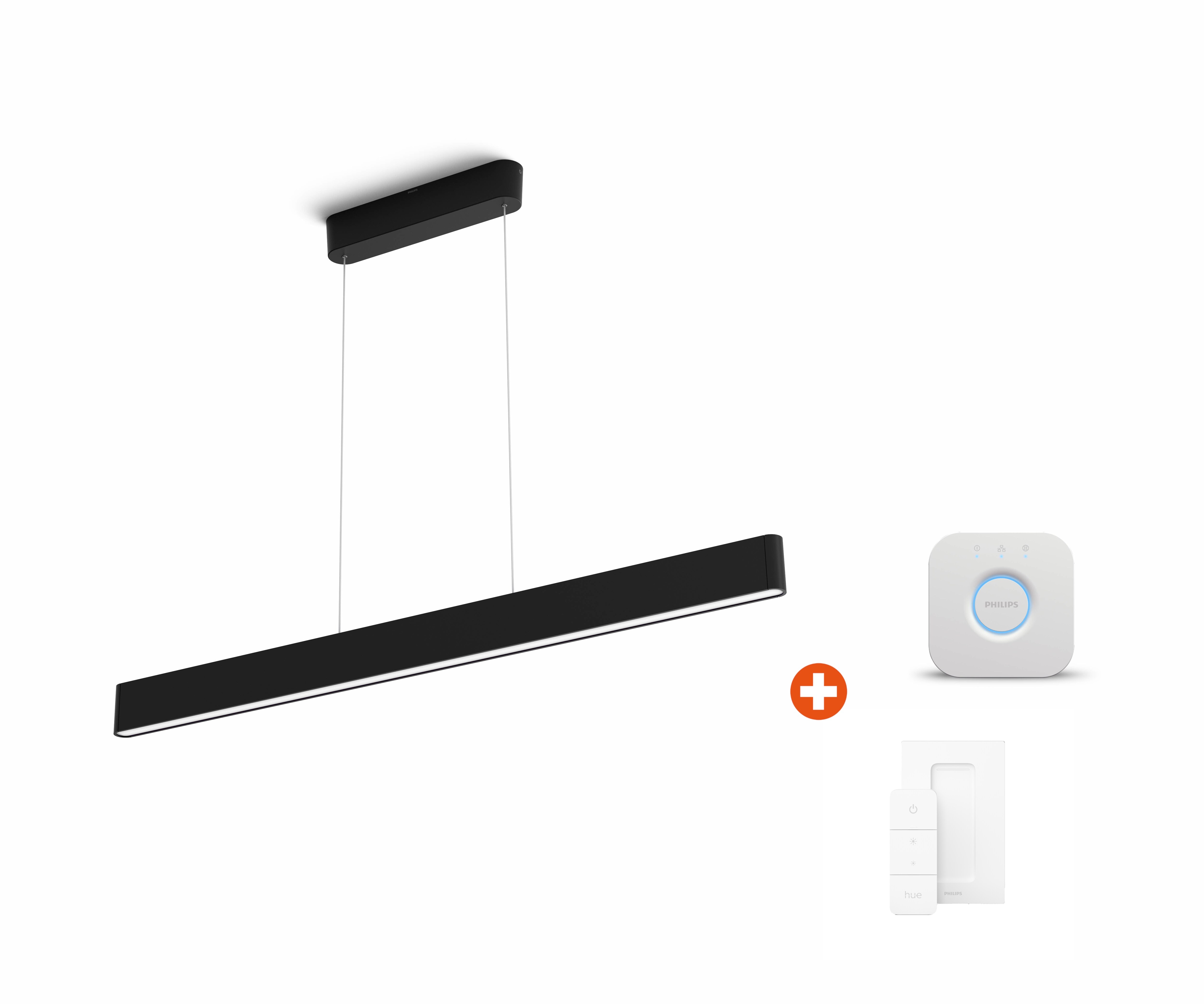Philips Hue White & Color Ambiance Ensis Pendelleuchte 5500lm - Weiß + Bridge - Bild 11