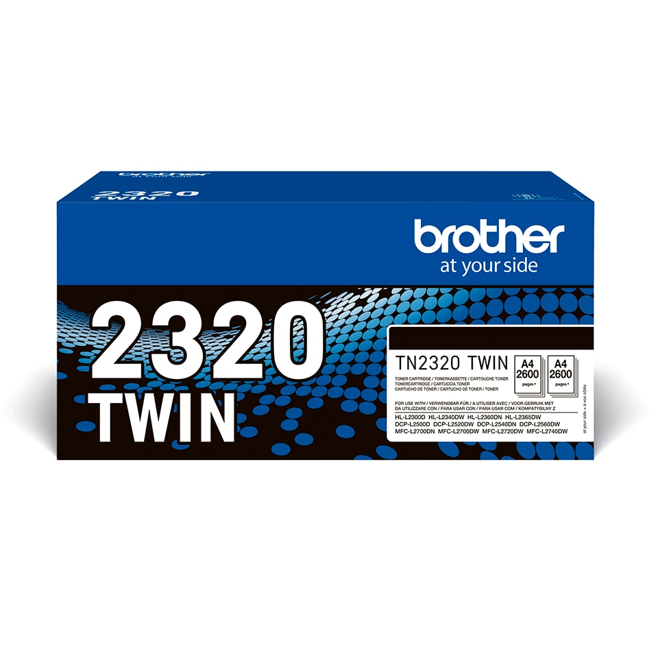 Brother Tn-2320Twin Original Toner Für Ca. 2.600 Seiten (2 Stück) Schwarz Tn2320twin - Image 4