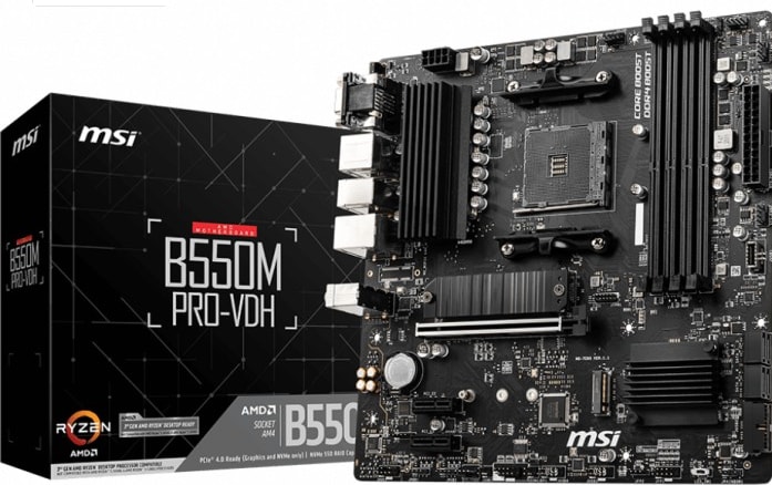 MSI Pro-VDH (AM4, AMD B550, mATX), Mainboard - Image 5